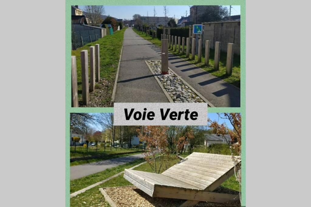 Le Nid Colas cour au sud vélos a dispo Fécamp Exterior foto